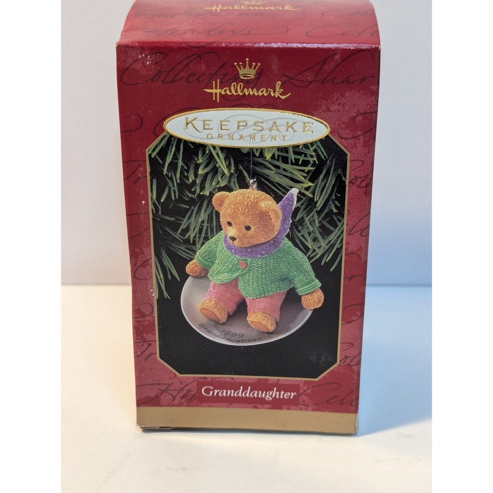 Hallmark Keepsake Granddaughter‎ 1999 Ornament